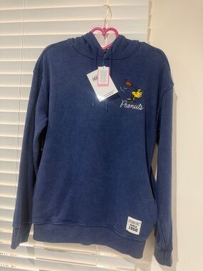 Peanuts Navy Blue Pullover with Woodstock Patch